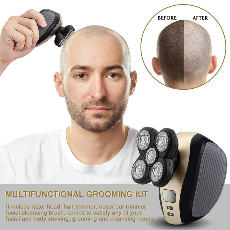 ShaverLux 5-in-1 4D Rechargeable Grooming Kit.